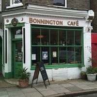 The cafe at Bonnington Cafe in South West London
