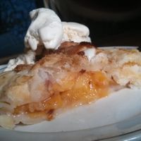 Yummy dessert at Bonnington Cafe in South West London