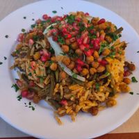 Persian spiced rice main at Bonnington Cafe in South West London
