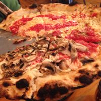 Vegan cheese and lots of veggie toppings to choose from at Bricco in Haddon Township