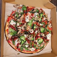 Downpour at Creekside Pizza & Taproom in San Anselmo