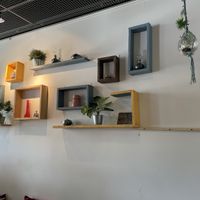 Cute decor  at Banu Café in Helsinki