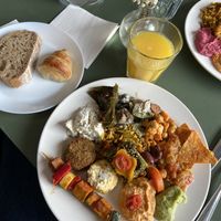Brunch  at Banu Café in Helsinki