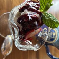 Coconut ice cream   at Hell's Backbone in Boulder