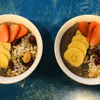 Bowl with Peruvian jungle fruit - we ordered one and got 2 small ones - very attentive and kind 😊 at Qura in Cusco