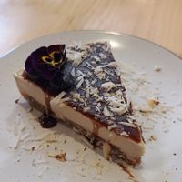 Lime and coconut cheesecake at Qura in Cusco