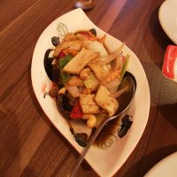 Tofu and Cashew dish at Thai Boran in Derby