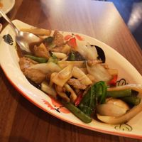 Mock duck dish at Thai Boran in Derby