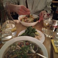 Vegan pho. Best I've eaten ... Ever at Au Vietnam in Paris