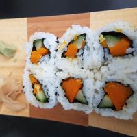 Pumpkin ginger sushi at Tatami in Tubingen