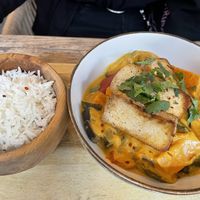Tofu curry  at The Urban Garden in Vilnius
