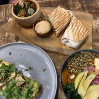 A wide variety of delicious options.  at The Urban Garden in Vilnius