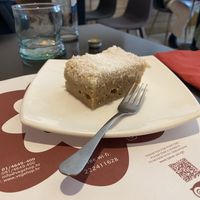 The hazelnut and coconut cake was very good!  at Vegehop in Zagreb