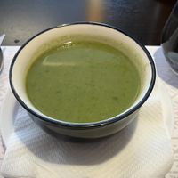 Swiss chard soup (daily menu)  at Vegehop in Zagreb