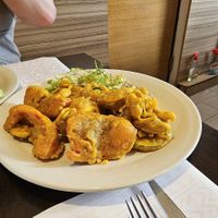 Vegetable tempura at Vegehop in Zagreb