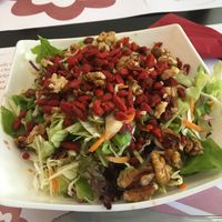 goji and nuts salad at Vegehop in Zagreb