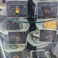 Desserts on view! at Vegehop in Zagreb