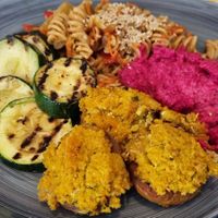 Plate of the day at Vegehop in Zagreb