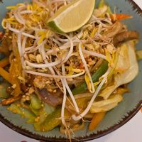 Pad thai at Vegehop in Zagreb