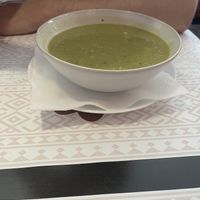 Started asparagus soup    at Vegehop in Zagreb