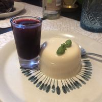The panna cotta dessert. It’s good but I won’t get it again.  at Vegehop in Zagreb