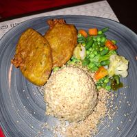 Seitan tempura at Vegehop in Zagreb