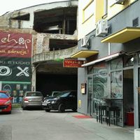 Outside of Vegehop at Vegehop in Zagreb