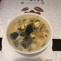 Miso soup (daily menue)  at Vegehop in Zagreb