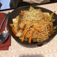 Pad thai  at Vegehop in Zagreb