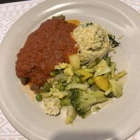 Daily menue  at Vegehop in Zagreb