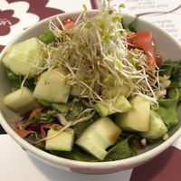 Side salad  at Vegehop in Zagreb