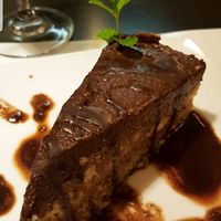 Bounty raw cake at Vegehop in Zagreb