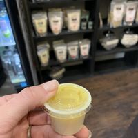Ginger shot! at Juice & Gems in Hollis