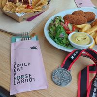 Vegan kroketten en nachos at Café Het Gegeven Paard in Utrecht