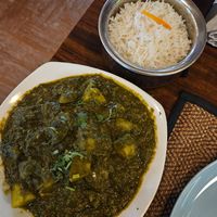 Aloo palak at Simon's in Kampot