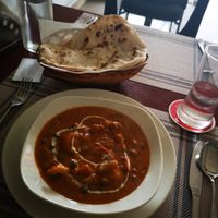 Vegeterian butter masala at Simon's in Kampot