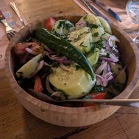 Georgian salad at Gruzie in Prague