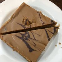 Biscoff cake (we shared)  at Simply Scottish in Jedburgh