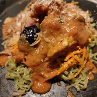 Noodle plate at PELGAG in Kyoto