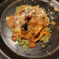 Noodle plate at PELGAG in Kyoto