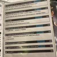 English Menu  at PELGAG in Kyoto