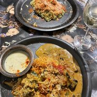 Vegan Curry and Vegan noodles   at PELGAG in Kyoto