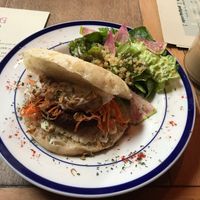 Lunch set - Panini (falafel) at PELGAG in Kyoto