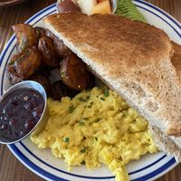 Little spoon plate, veganised, and with added avocado  at Wooden Spoon in San Francisco