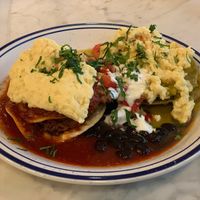 Huevos Divorciados  at Wooden Spoon in San Francisco