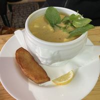 chickpea soup at Yarok in Berlin