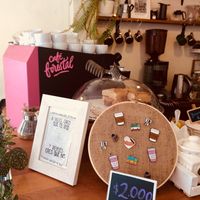 Proper coffee  at Cafe del Forestal in Santiago