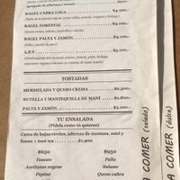 Hot food.  at Cafe del Forestal in Santiago