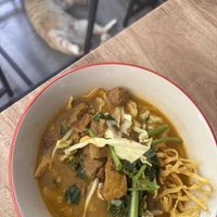 Khao Soi  at Bamboo Garden Healthy Vegetarian Foods - บ้านสวนไผ่สุขภาพ อาหารมังสวิรัติ in Bangkok
