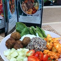 Quinoa & falafel bowl at Eat Greens Cafe in Phuket